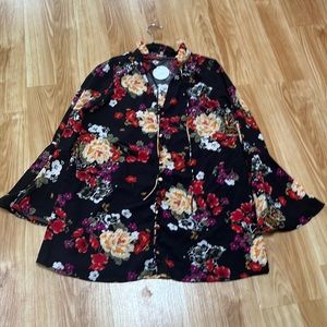 NWT encreme black floral dress